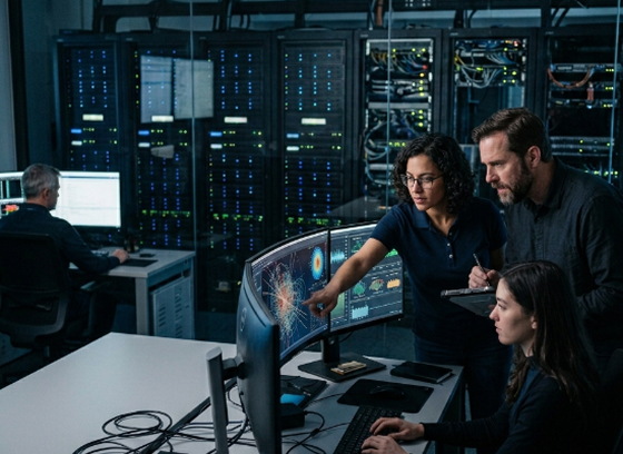 SpinTwo team working on infrastructure